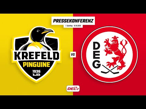 Pressekonferenz 7. Spieltag | Krefeld Pinguine - Düsseldorfer EG