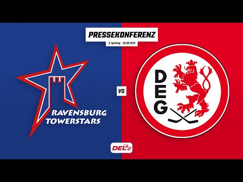 Pressekonferenz 3. Spieltag | Ravensburg Towerstars - Düsseldorfer EG