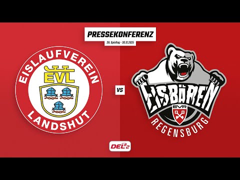 Pressekonferenz 28. Spieltag | EV Landshut - Eisbären Regensburg