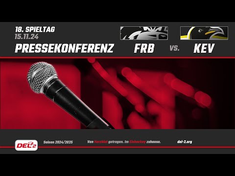 Pressekonferenz Spieltag 18: EHC Freiburg vs. Krefeld Pinguine