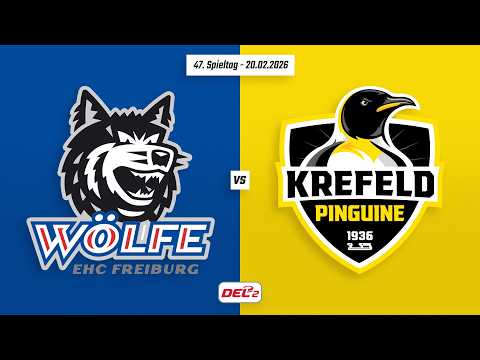 47. Spieltag DEL2 | EHC Freiburg vs. Krefeld Pinguine | Game Highlights