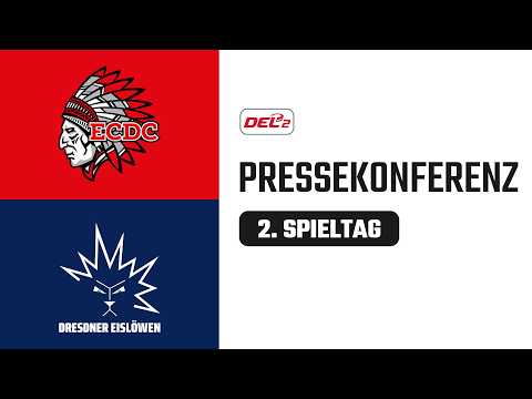 Pressekonferenz 2. Spieltag | ECDC Memmingen Indians vs. Dresdner Eislöwen | DEL2 Saison 2026/27