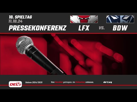 Pressekonferenz Spieltag 10: Lausitzer Füchse vs. Blue Devils Weiden