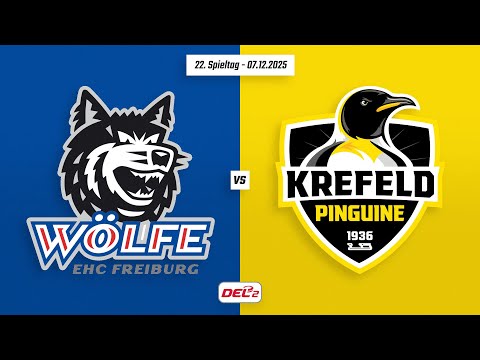 22. Spieltag DEL2 | EHC Freiburg vs. Krefeld Pinguine | Game Highlights