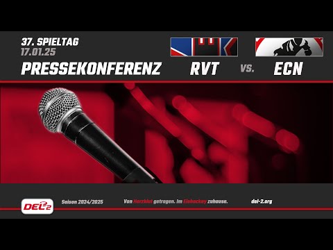 DEL2 Pressekonferenz Spieltag 37: Ravensburg Towerstars vs. EC Bad Nauheim