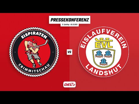 Pressekonferenz 21. Spieltag | Eispiraten Crimmitschau - EV Landshut