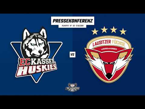 Pressekonferenz DEL2 Playoffs | Viertelfinale | EC Kassel Huskies - Lausitzer Füchse