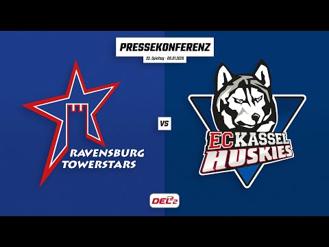 Pressekonferenz 33. Spieltag | Ravensburg Towerstars gegen EC Kassel Huskies