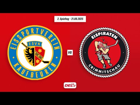 2. Spieltag DEL2 | ESV Kaufbeuren vs. Eispiraten Crimmitschau | Game Highlights