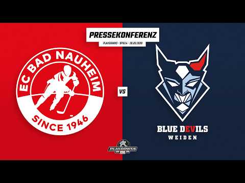 Pressekonferenz Playdowns Spiel4 | DEL2 | EC Bad Nauheim - Blue Devils Weiden