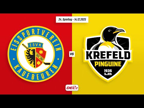 24. Spieltag DEL2 | ESV Kaufbeuren vs. Krefeld Pinguine | Game Highlights