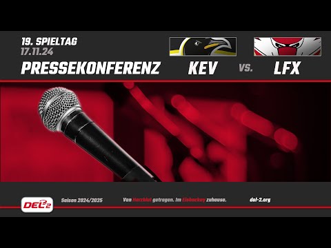 Pressekonferenz Spieltag 19: Krefeld Pinguine vs. Lausitzer Füchse