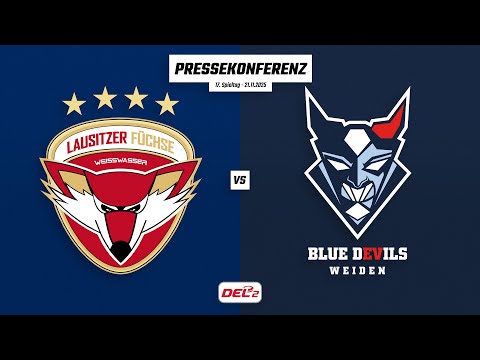 Pressekonferenz 17. Spieltag | Lausitzer Füchse - Blue Devils Weiden