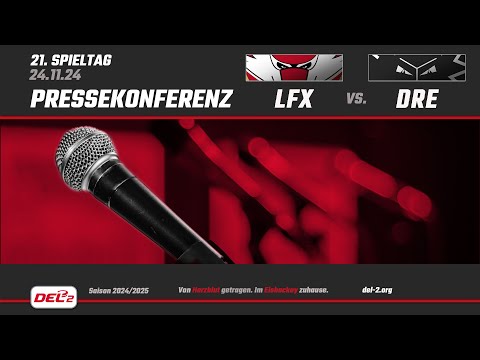 Pressekonferenz Spieltag 21: Lausitzer Füchse vs. Dresdner Eislöwen