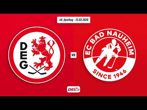 48. Spieltag DEL2 | Düsseldorfer EG vs. EC Bad Nauheim | Game Highlights