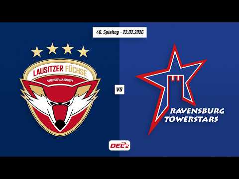 48. Spieltag DEL2 | Lausitzer Füchse vs. Ravensburg Towerstars | Game Highlights