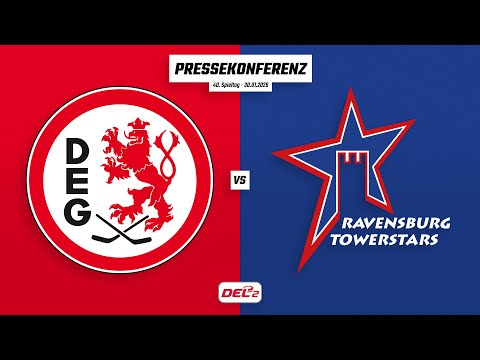 Pressekonferenz 40. Spieltag | Düsseldorfer EG - Ravensburg Towerstars