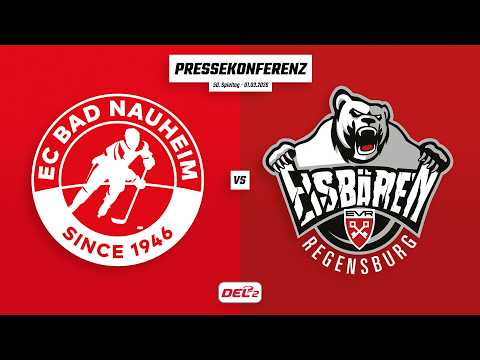 Pressekonferenz 50. Spieltag | EC Bad Nauheim - Eisbären Regensburg