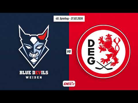 49. Spieltag DEL2 | Blue Devils Weiden vs. Düsseldorfer EG | Game Highlights