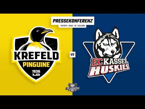 Pressekonferenz DEL2 Playoffs | Finale | Krefeld Pinguine - EC Kassel Huskies