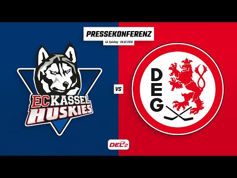 Pressekonferenz 43. Spieltag | EC Kassel Huskies - Düsseldorfer EG
