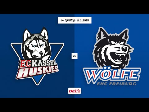 34. Spieltag DEL2 | EC Kassel Huskies vs. EHC Freiburg | Game Highlights