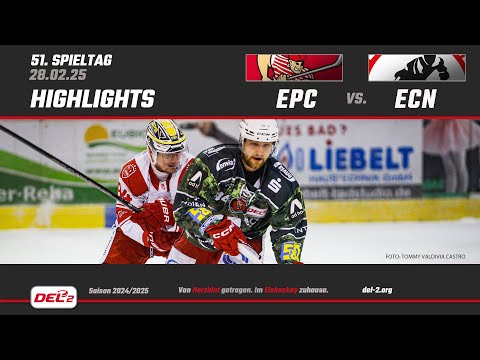 DEL2 Game Highlights Spieltag 51: Eispiraten Crimmitschau vs. EC Bad Nauheim