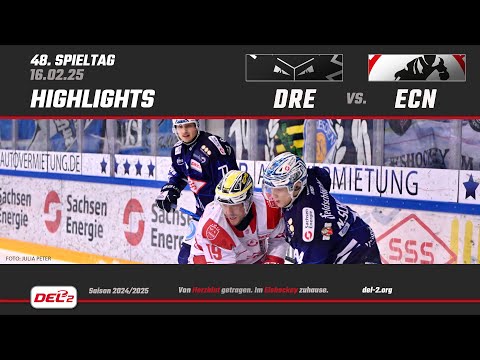 DEL2 Game Highlights Spieltag 48: Dresdner Eislöwen vs. EC Bad Nauheim