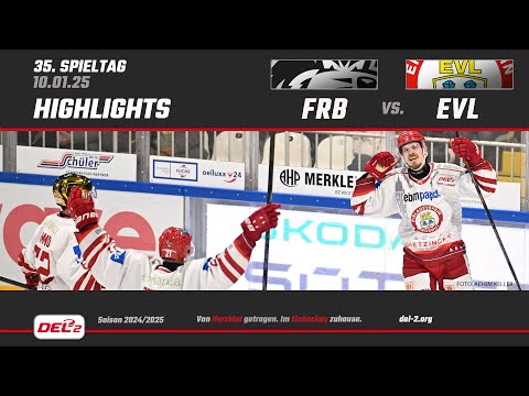 DEL2 Game Highlights Spieltag 35: EHC Freiburg vs. EV Landshut