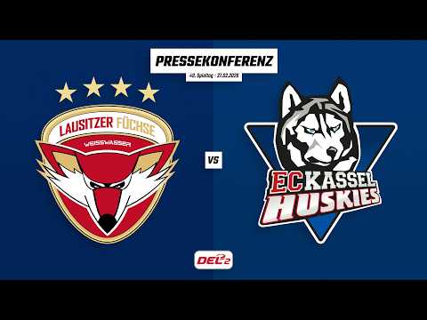 Pressekonferenz 49. Spieltag | Lausitzer Füchse - EC Kassel Huskies