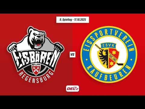 9. Spieltag DEL2 | Eisbären Regensburg vs. ESV Kaufbeuren | Game Highlights
