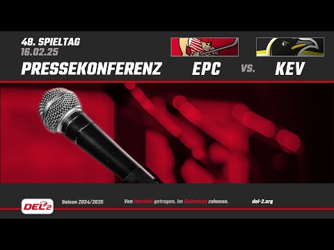 DEL2 Pressekonferenz Spieltag 48: Eispiraten Crimmitschau vs. Krefeld Pinguine