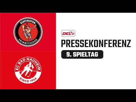Pressekonferenz 9. Spieltag | Eispiraten Crimmitschau vs. EC Bad Nauheim | DEL2 Saison 2026/27