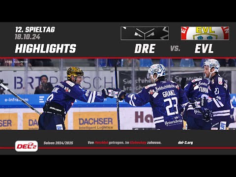 Game Highlights Spieltag 12: Dresdner Eislöwen vs. EV Landshut