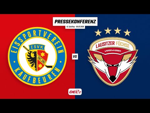 Pressekonferenz 42. Spieltag | ESV Kaufbeuren - Lausitzer Füchse