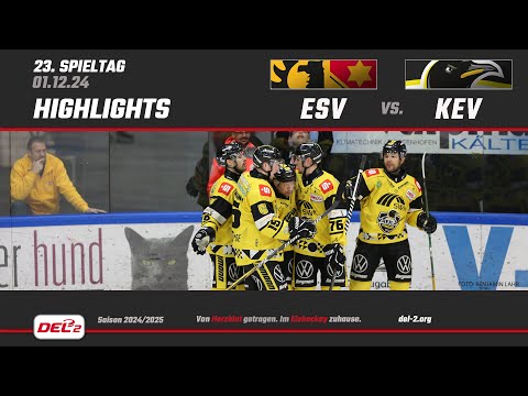 Game Highlights Spieltag 23: ESV Kaufbeuren vs. Krefeld Pinguine