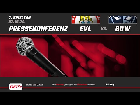 Pressekonferenz Spieltag 7: EV Landshut vs. Blue Devils Weiden