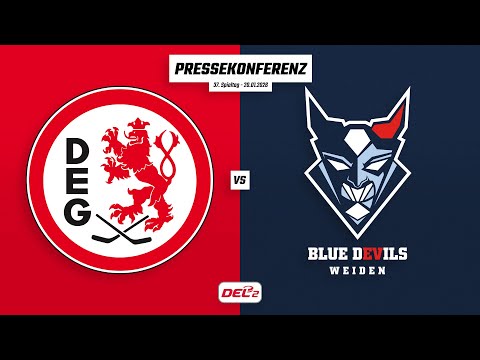 Pressekonferenz 37. Spieltag | Düsseldorfer EG - Blue Devils Weiden