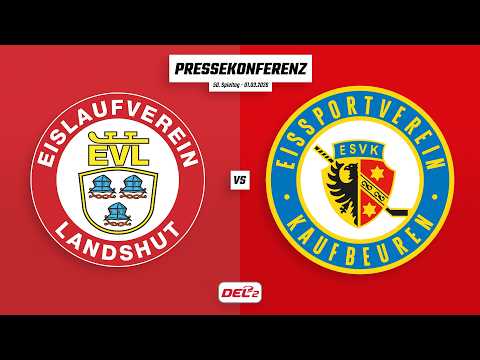 Pressekonferenz 50. Spieltag | EV Landshut - ESV Kaufbeuren