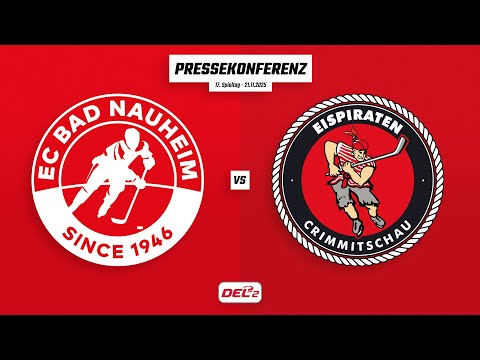 Pressekonferenz 17. Spieltag | EC Bad Nauheim - Eispiraten Crimmitschau
