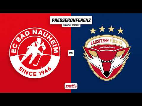 Pressekonferenz 47. Spieltag | EC Bad Nauheim - Lausitzer Füchse