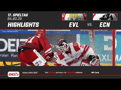 DEL2 Game Highlights Spieltag 17: EV Landshut vs. EC Bad Nauheim