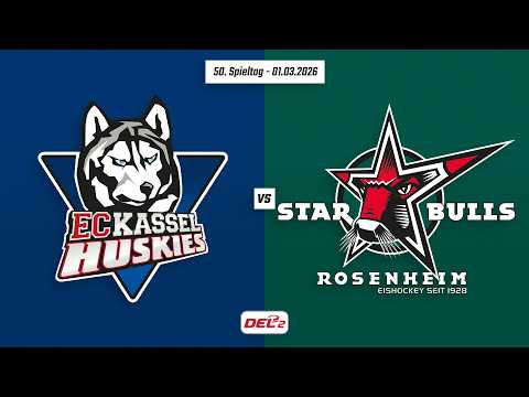 50. Spieltag DEL2 | EC Kassel Huskies vs. Starbulls Rosenheim | Game Highlights