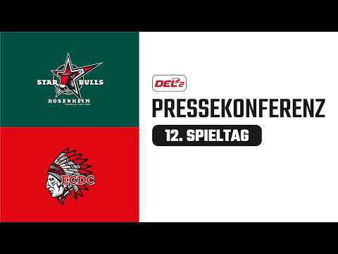 Pressekonferenz 12. Spieltag | Starbulls Rosenheim vs. ECDC Memmingen Indians | DEL2 Saison 26/27