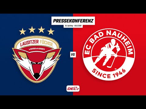 Pressekonferenz 35. Spieltag | Lausitzer Füchse - EC Bad Nauheim