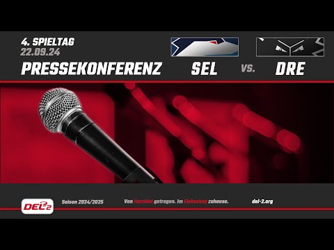 Pressekonferenz Spieltag 4: Selber Wölfe vs. Dresdner Eislöwen