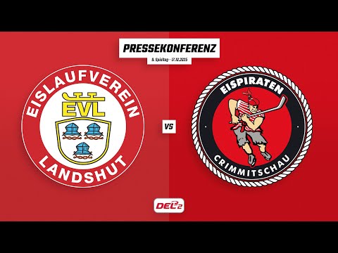 Pressekonferenz 9. Spieltag | EV Landshut - Eispiraten Crimmitschau
