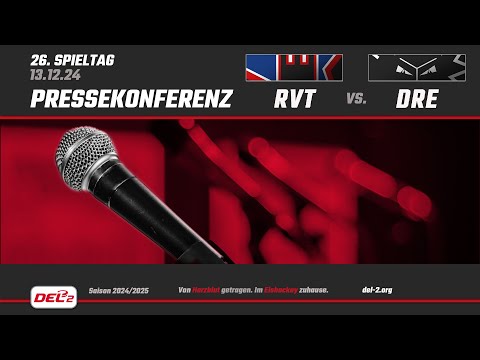 Pressekonferenz Spieltag 26: Ravensburg Towerstars vs. Dresdner Eislöwen