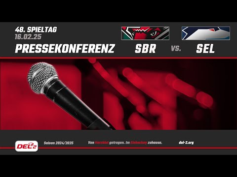 DEL2 Pressekonferenz Spieltag 48: Starbulls Rosenheim vs. Selber Wölfe