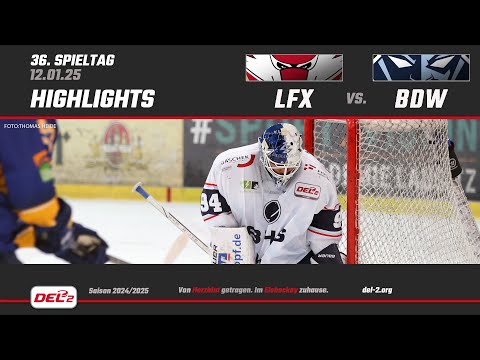 DEL2 Game Highlights Spieltag 36: Lausitzer Füchse vs. Blue Devils Weiden
